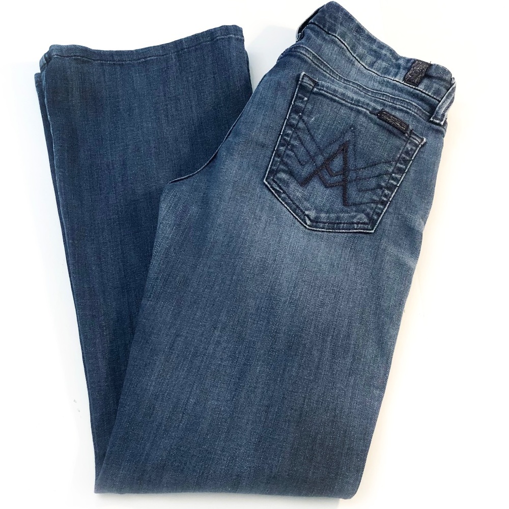7FAM "A" Pocket Low Rise Bootcut Jean - Picture 6 of 12